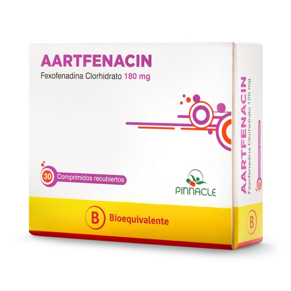 Aartfenacin Comprimidos 180 mg x 30 (Fexofenadina)