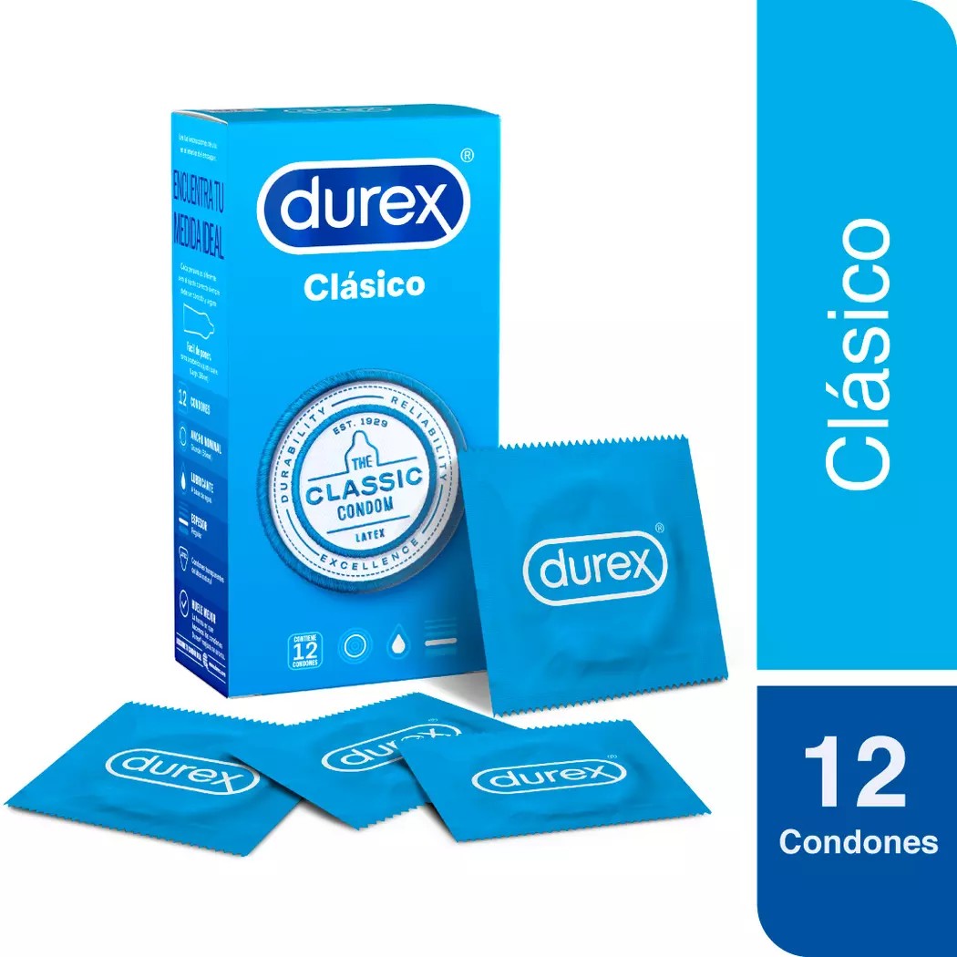 Durex Clasico x 12 Preserv (Preservativo)