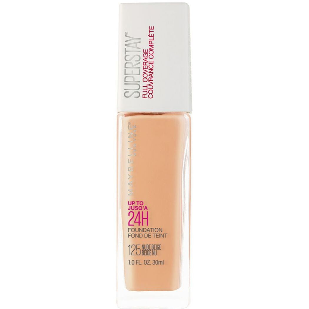 Maybelline Base Superstay 24 Horas Alta Cobertura 125 Nude Beige