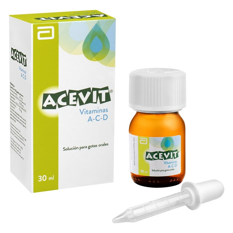 Acevit Gotas x 30 ml (Vitamina A+ Vitamina C+ Vitamina D)