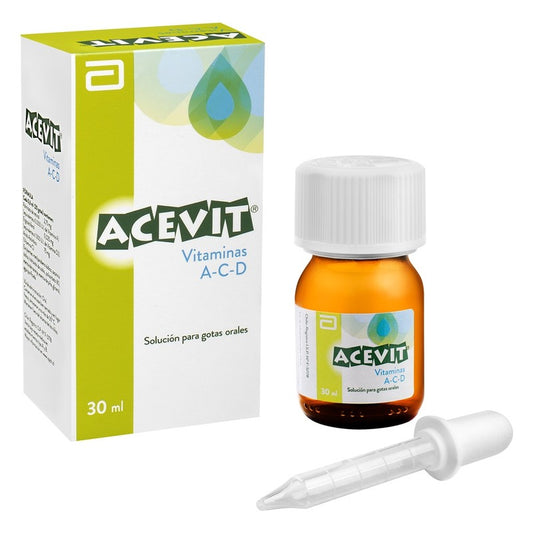 Acevit Gotas x 30 ml (Vitamina A+ Vitamina C+ Vitamina D)