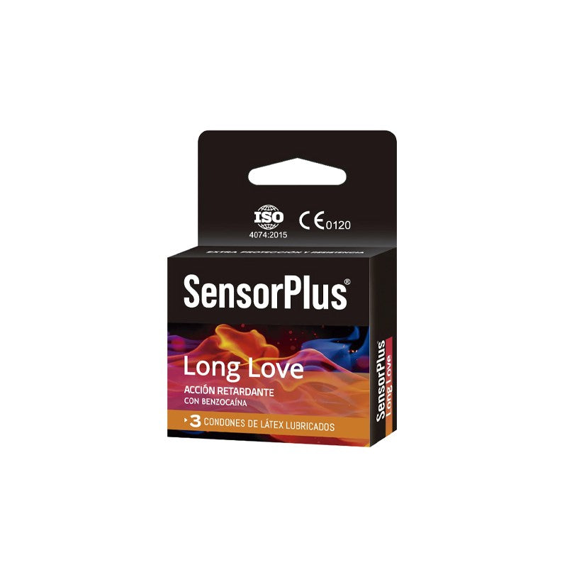Preserv Sensor Plus Long Love x 3 (Preservativo)