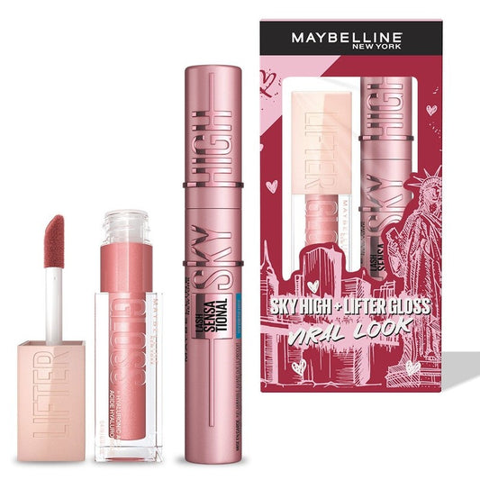 Maybelline Lifter Gloss + Mascara De Pestañas Sky High