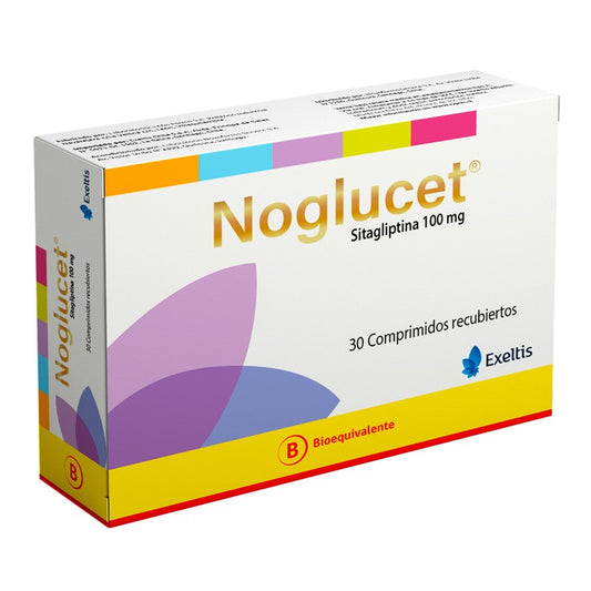 Noglucet 100 mg Comprimidos x 30 (Sitagliptina)