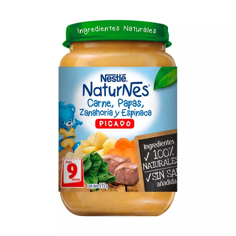 Nestle Picados Carne/Espinaca x 215 Gr (Colados)
