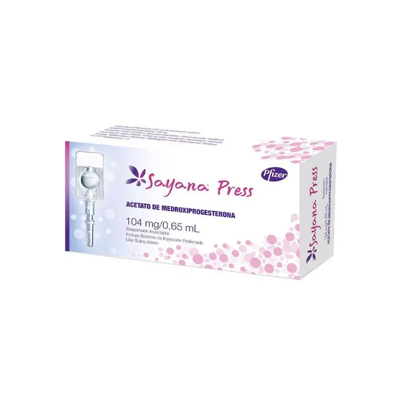 Sayana Press Amp 104mg/ml x 0,65 ml x 1 (Medroxiprogesterona)