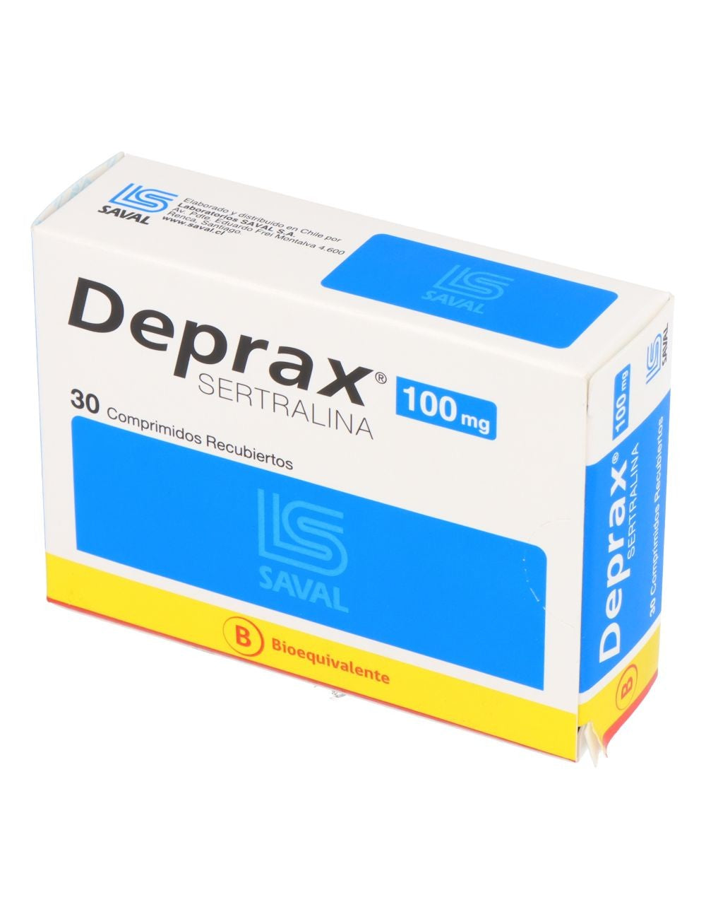 Deprax Comprimidos 100 mg x 30 (Sertralina)