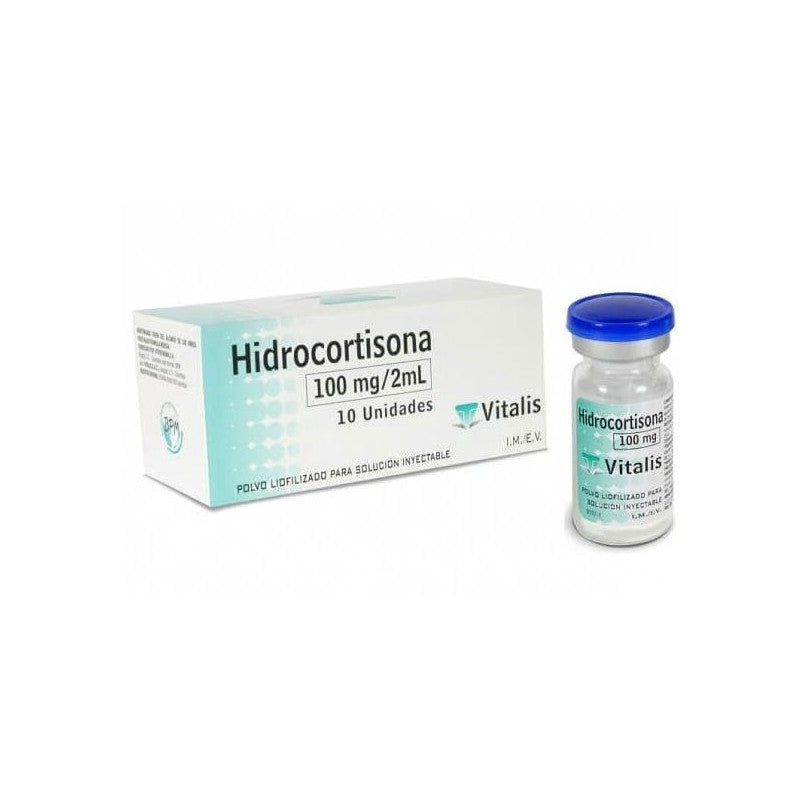 Hidrocortisona Amp 100 mg x 10 Vitalis