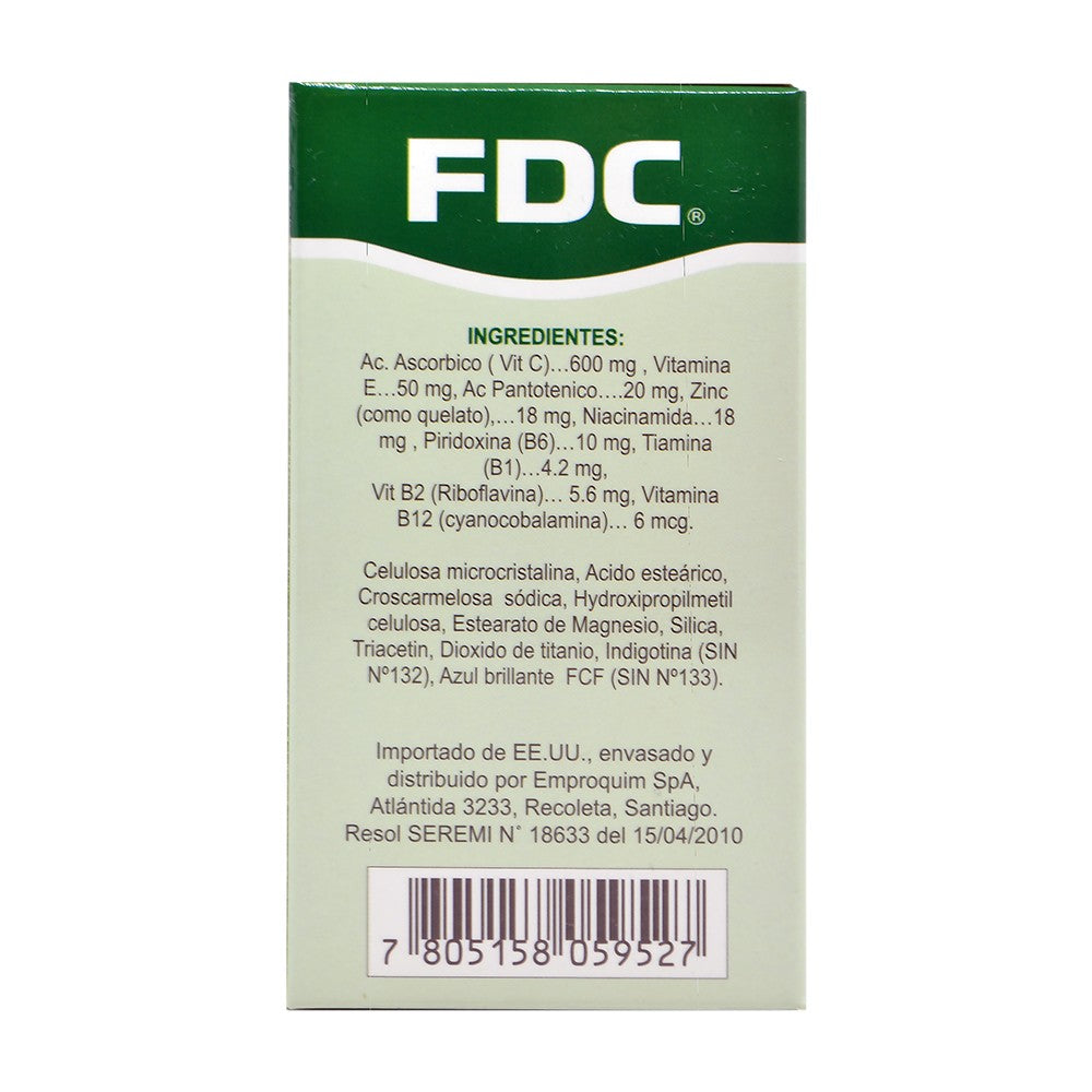 Green Inmune Cápsulas x 60 (Jengibre/ Vit C / Zinc / Probiotico)