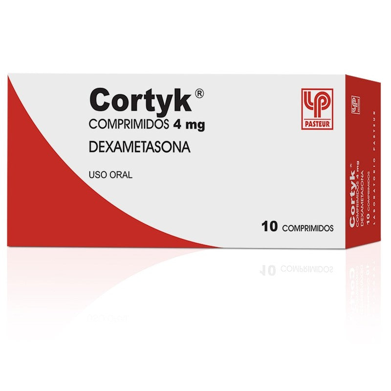 Cortyk Comprimidos 4 mg x 10 (Dexametazona) (Dexametasona)