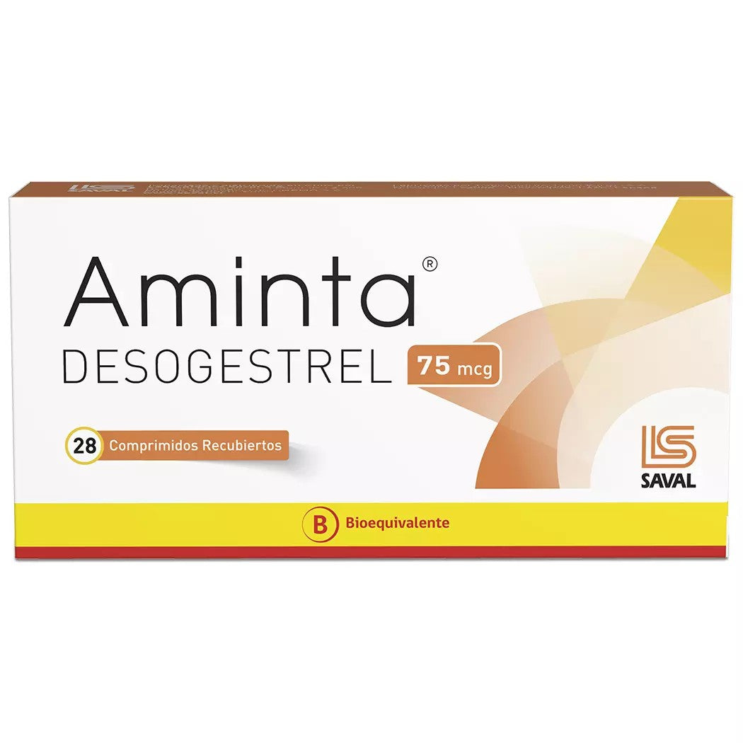 Aminta Comprimidos x 75 mg x 28 (Desogestrel)