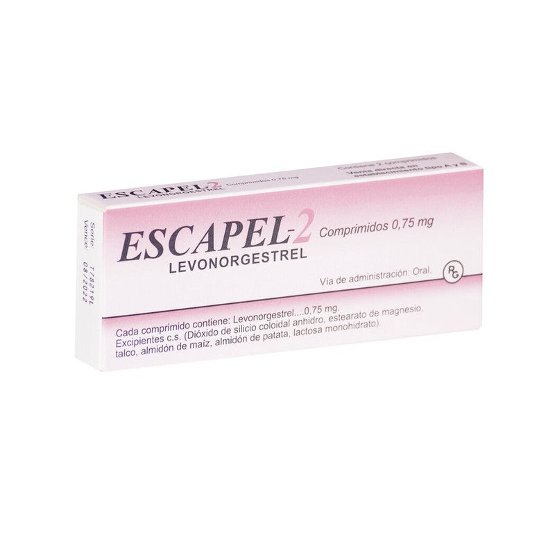 Escapel 2 Comprimidos 0,75 mg x 2 (Levonorgestrel)