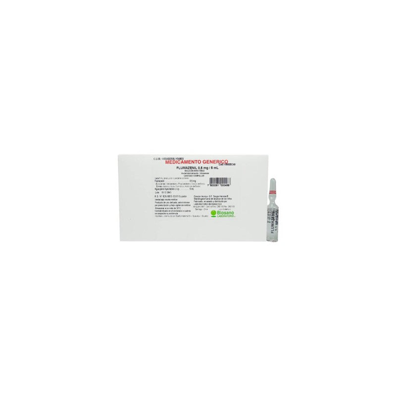 Flumazenil Amp 0,5 mg 5 ml x 10 Biosano