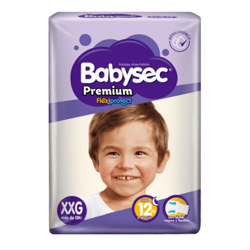 Babysec Premium Xxg Panal x 14 (Pañal Infantil)