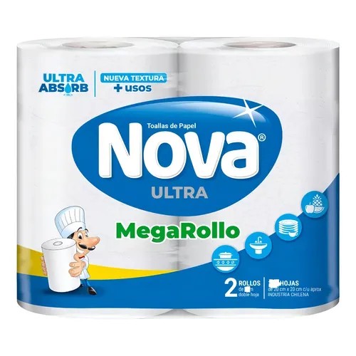 Nova Toalla De Papel Ultra x 2 Unidades