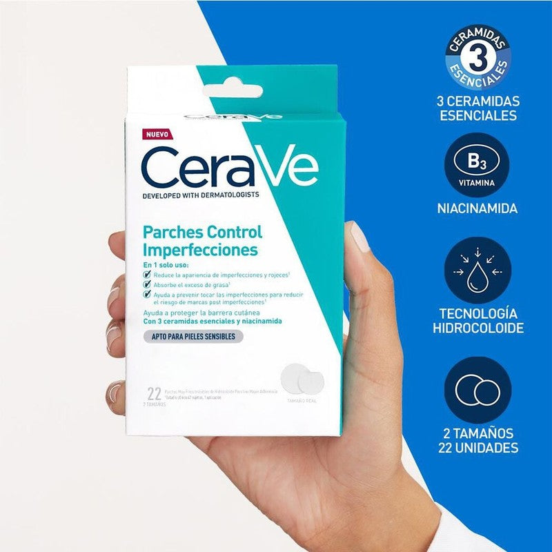 Cerave Parches Control Acnec x 22 Unidades
