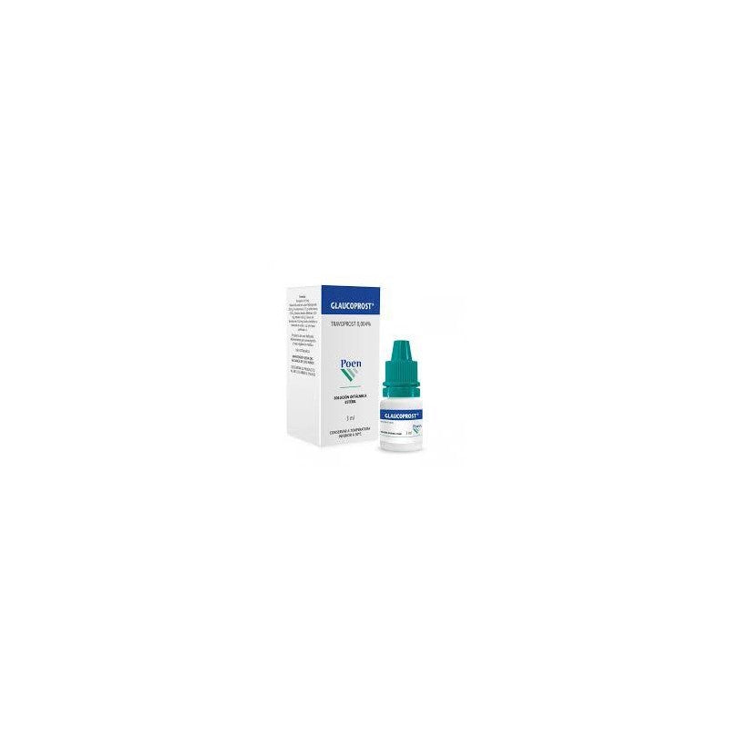 Glaucoprost Solución Oftálmica x 3 ml (Travoprost /Polioxil/Aceite De Castor / Trometamina / Acido Borico/ Edetato / Manitol / Benzalconio)