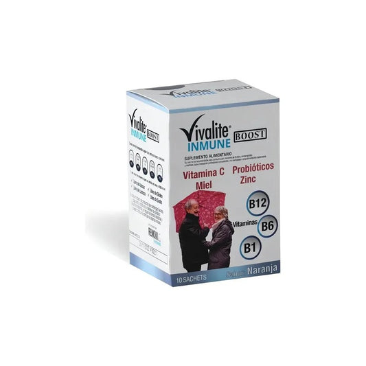 Vivalite Inmune Boost Sabor A Naranja Sobres x 10 (Vit/Min/Probiotico)