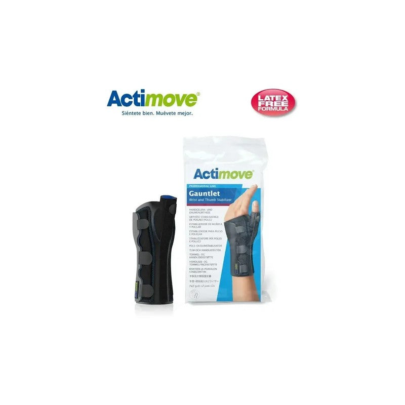 Actimove Estabilizador De Muñeca Y Pulgar Gauntlet D/I Negro S X1