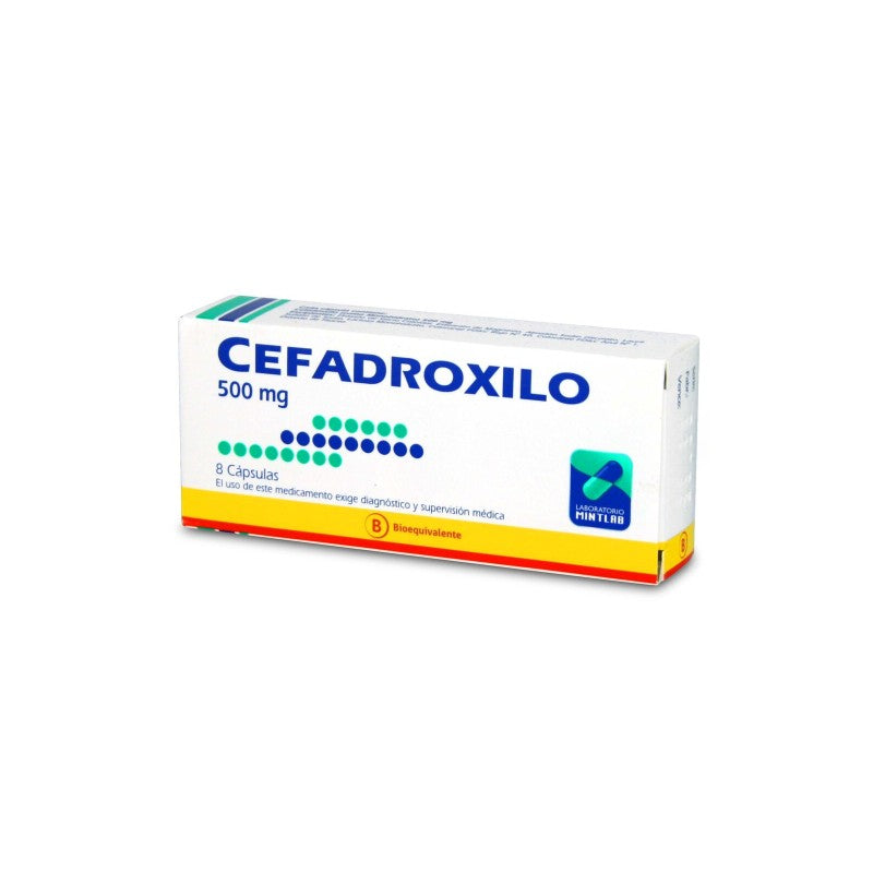 Cefadroxilo Cápsulas 500 mg x 8 And