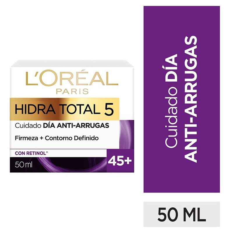 Loreal Fps 45+ Crema Hidr Total5 Antiarrugas x 50 ml (Cuidado Facial)