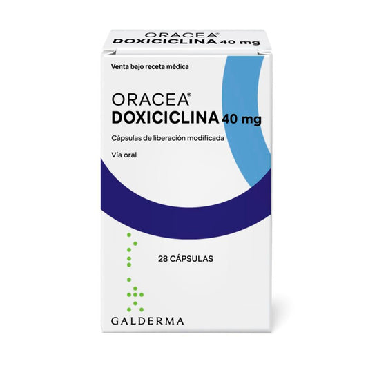 Oracea Cápsulas 40 mg x 28 (Doxiciclina)