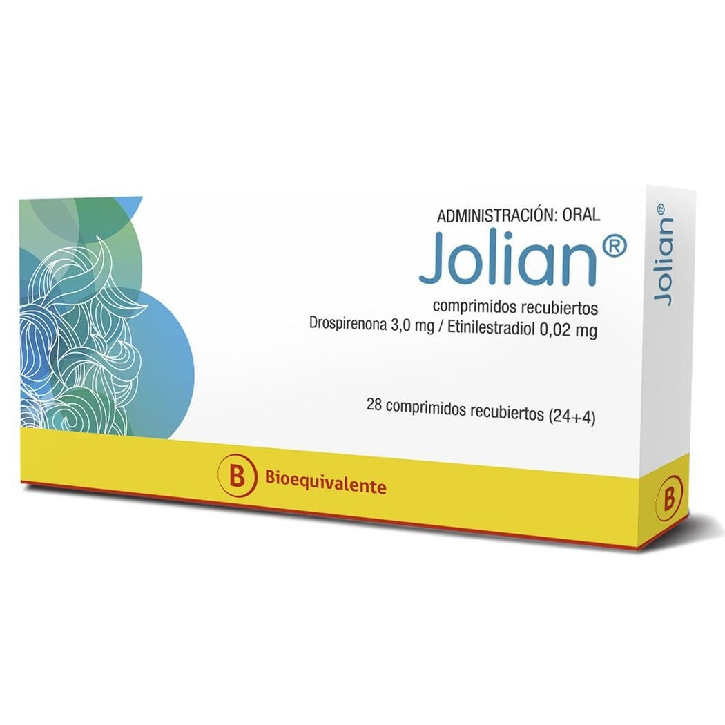 Jolian Comprimidos x 28 (Drospirenona/Etinilestradiol)