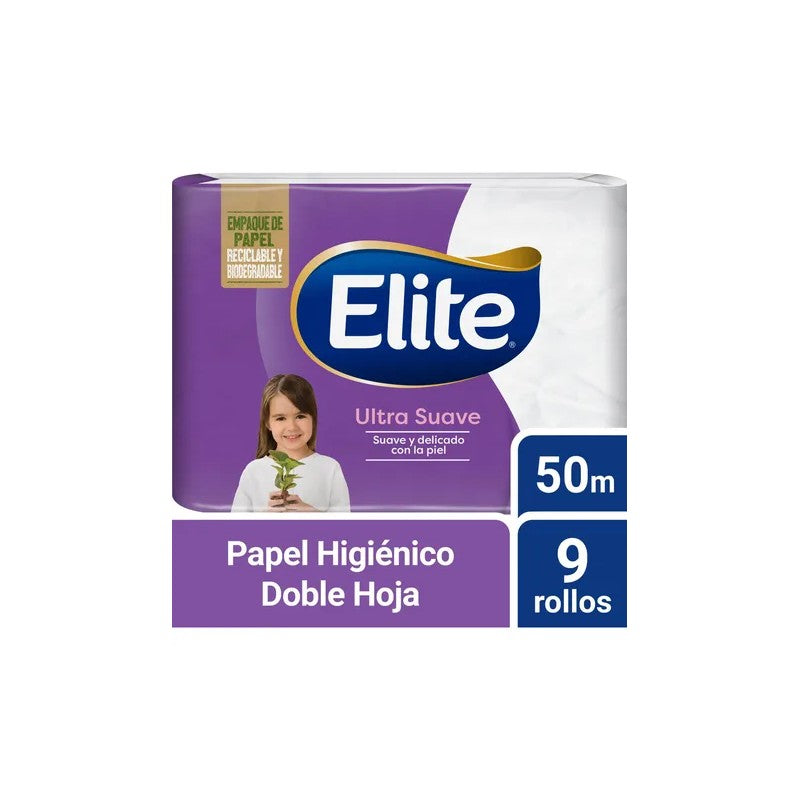 Papel Higienico Elite Ultra Dh x 8 Unidades 50 Metros (Papeles)