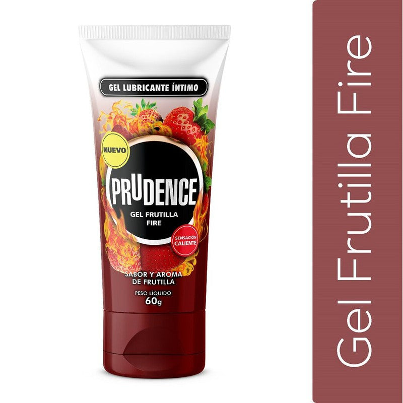 Prudence Gel Frutilla Fire x 60 Gr (Gel Lubricante)