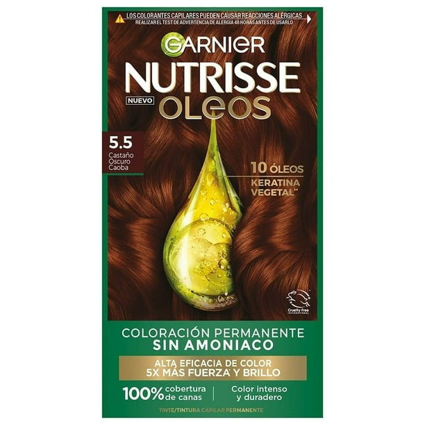 Nutrisse Tinte Oleo Castano Claro Caoba N 5.5