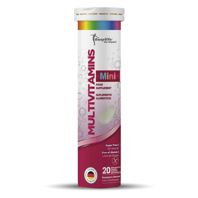 Vitamina C Mini + Multivitaminico Tabletas Efe Niños Frambuesa x 20 Unidades