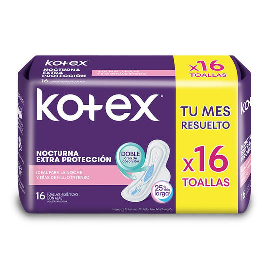 Kotex Toa Noct Normal C/A x 16 Unidades