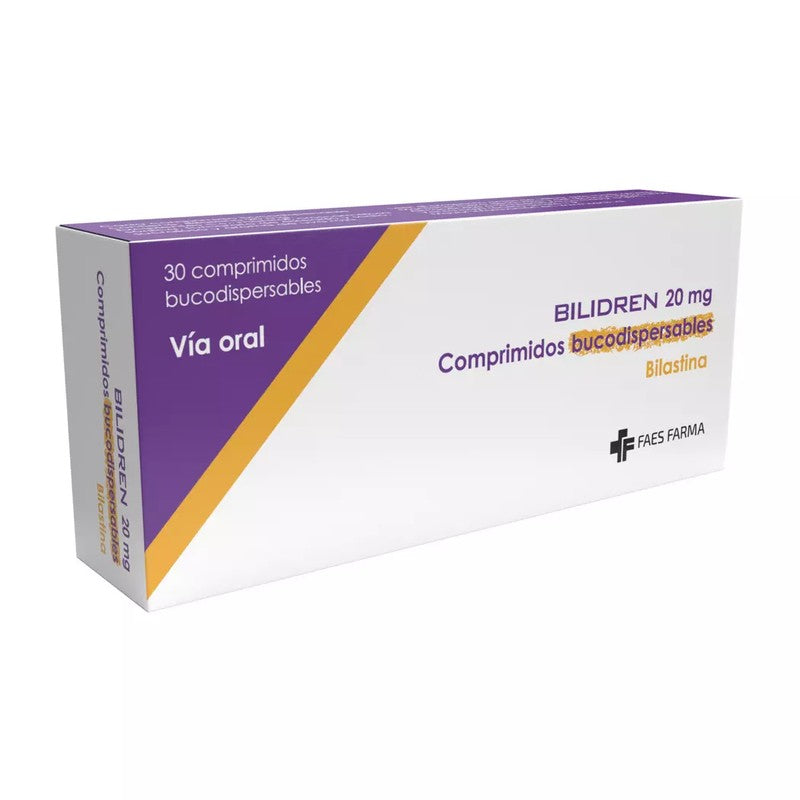 Bilidren Comprimidos Bucodisp 20 mg x 30 (Bilastina)