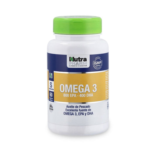 Omega 3 Cápsulas 800/400 x 60 Nutrapharm