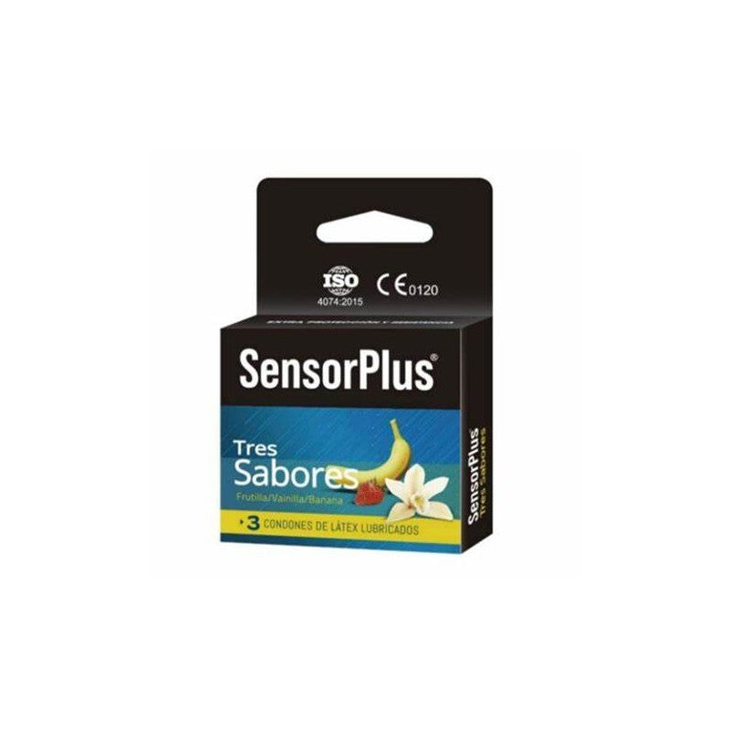 Preserv Sensor Plus 3 Sabores x 3 (Preservativo)