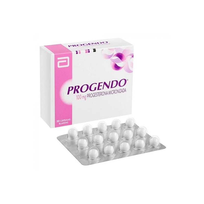 Progendo Cápsulas 100 mg x 30 (Progesterona Natural)