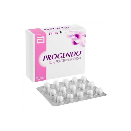 Progendo Cápsulas 100 mg x 30 (Progesterona Natural)