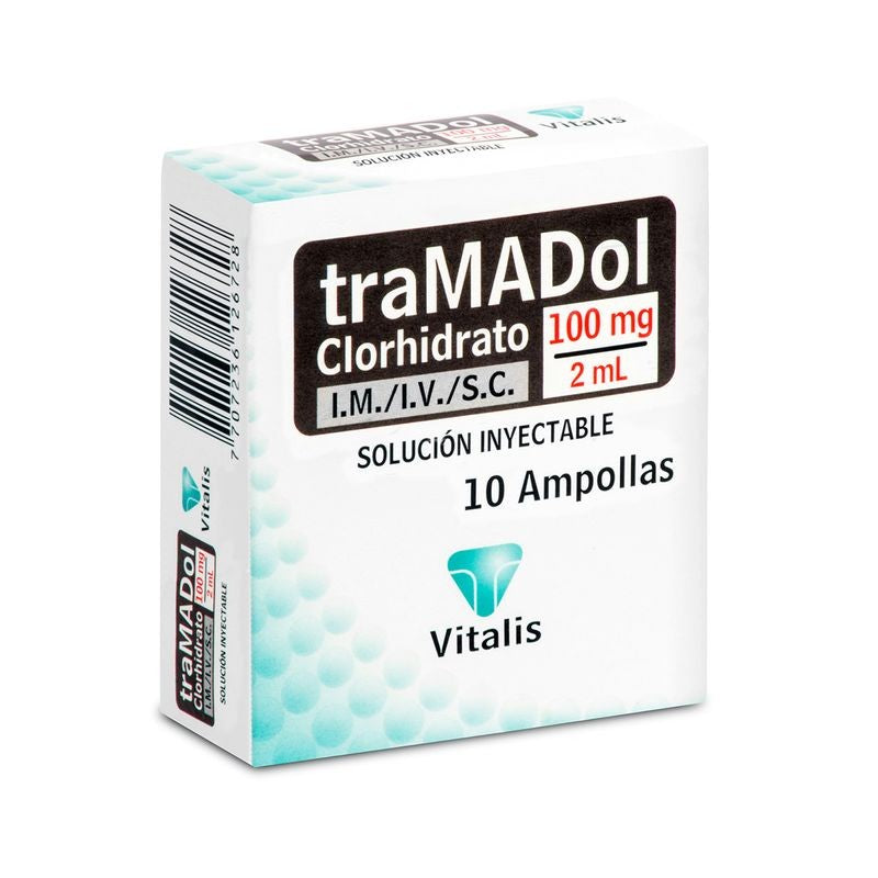 Tramadol Amp 100 mg/2 ml x 10 Vitalis