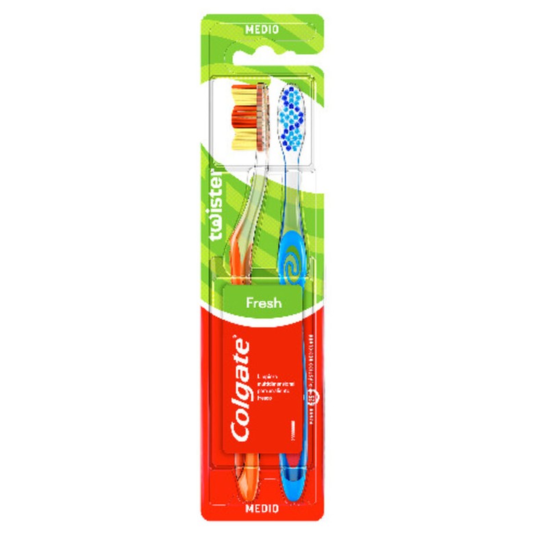 Colgate Cep Dental Twister Fresh Suave x 2 Unidades