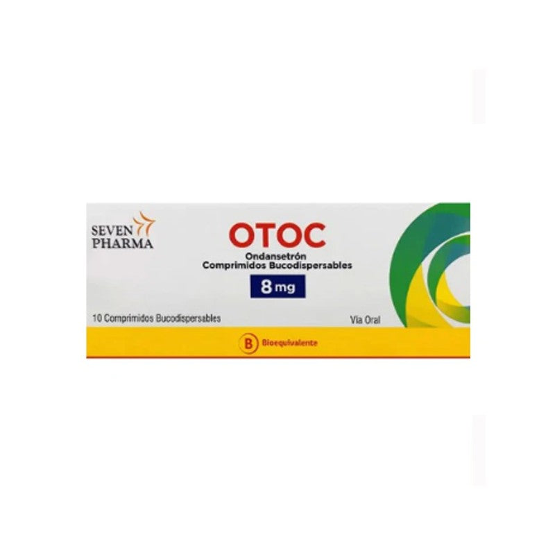 Otoc 8 mg Comprimidos Buc Dispersables x 10 Ondansetron