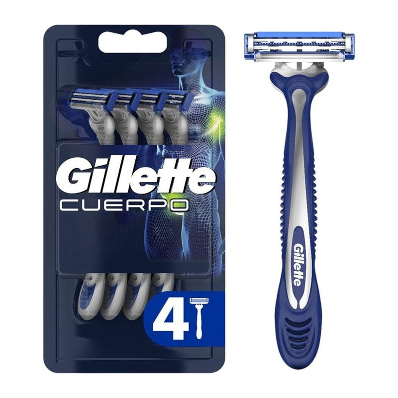 Gillette Maquina De Afeitar Cuerpo x 4 Unidades