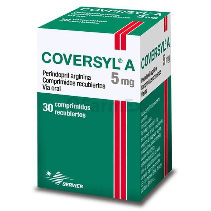 Coversyl Comprimidos 5 mg x 30 (Perindopril)