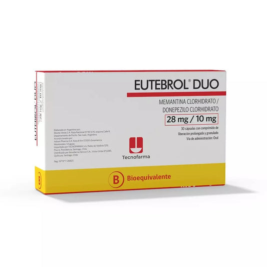Eutebrol Duo Cápsulas 28mg/10mg x 30