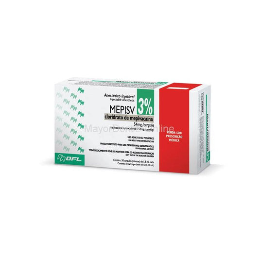 Mepisv Amp 3%/1,8 ml x 50 (Mepivacaina)