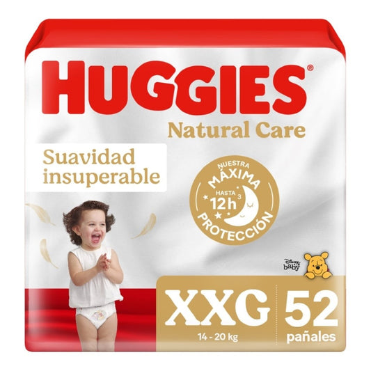 Huggies Natural Care Xxg x 52 Unidades
