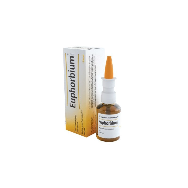 Euphorbium Cmpt Inhal Nas x 20 ml Heel (Euphorbium / Pulsatilla Pratensis / Luffa Operculata / Hydrargyrum Biiodatum / Mucosa Nasalis Suis)