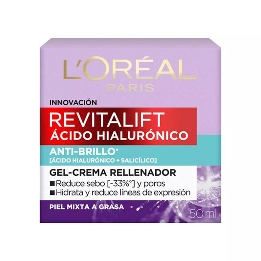 Loreal Revitalift Gel Cream Acido Hialuronico Mixta A Grasa x 50 ml (Cuidado Facial)