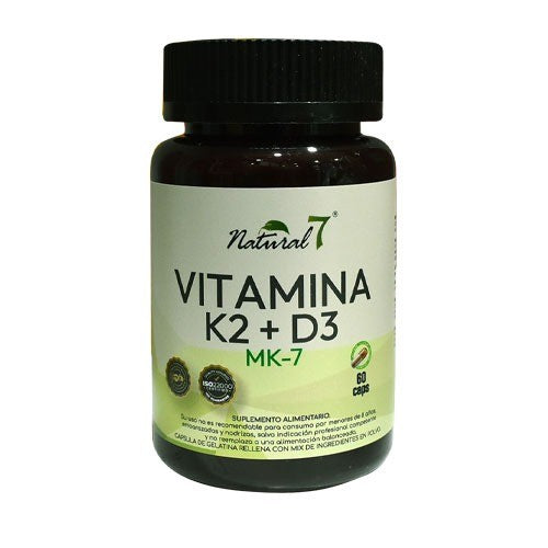 Vitamina D3 & K2 Cápsulas x 60 Unidades Nf (Vitamina K2+D3)