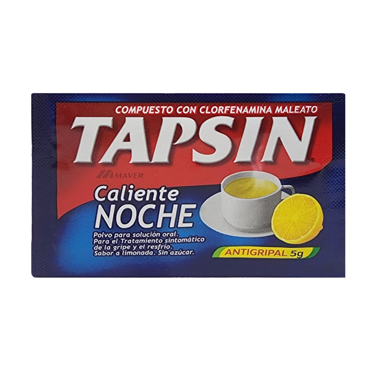 Tapsin Limon/Miel/Jengibre Noche Sobres x 30