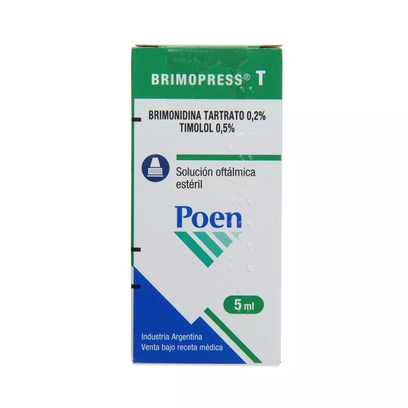 Brimonidina Tartrato Timolol 0,2/0,5 Solución Oftalmica x 5 ml